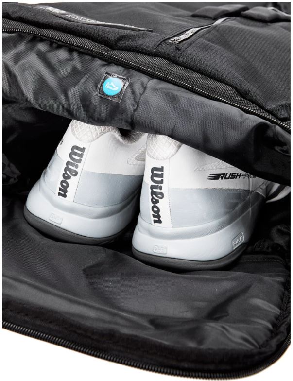 Wilson WORK/PLAY DUFFLE BACKPACK BLACK sportverzlun.is